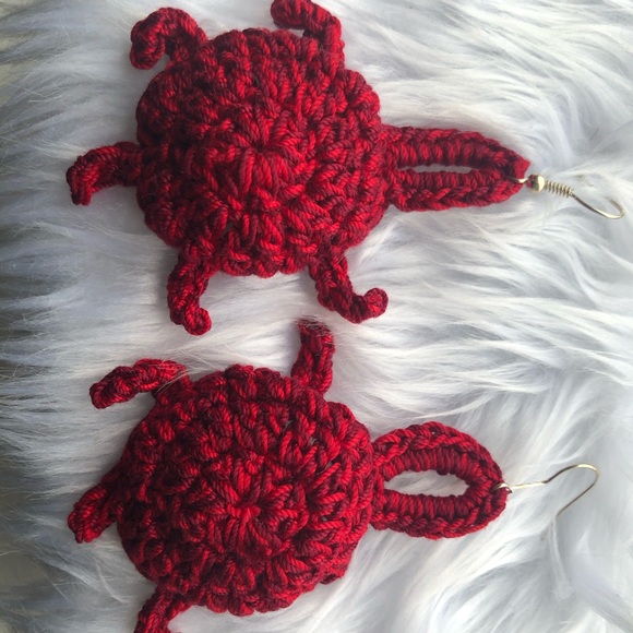 Crochet earrings - Picture 2 of 2